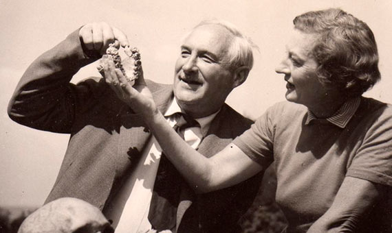 Louis y Mary Leakey fundaron una de las sagas familiares más famosas de la ciencia. Fuente: The Leakey Foundation
