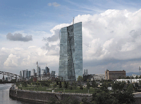 BBVA-OpenMind-Europe-Hall-ECB. The European Central Bank.