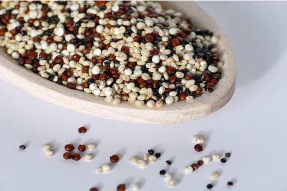 La quinoa se ha convertido en un complemento recomendado para ayudar a la pérdida de peso. Crédito: Wikimedia Commons