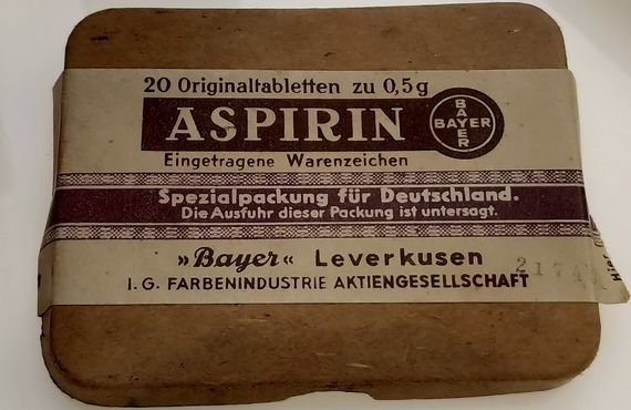 BBVA-OPenMind-Farmacos sorpresa 4-Bayer comenzó a comercializar la aspirina a principios del siglo XX. Imagen: Wikimedia