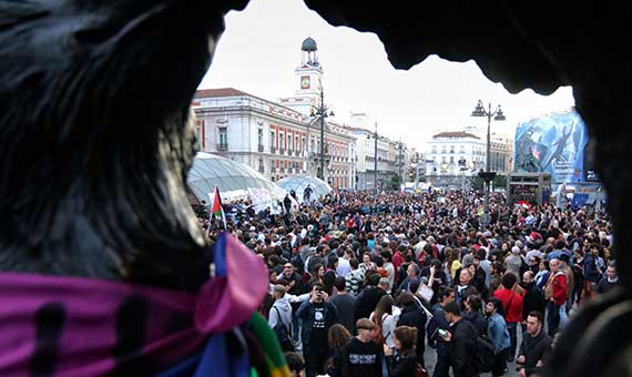 15 de Mayo de 2016, Plaza de la Puerta el Sol, Madrid/ Imagen: DnTrotaMundos