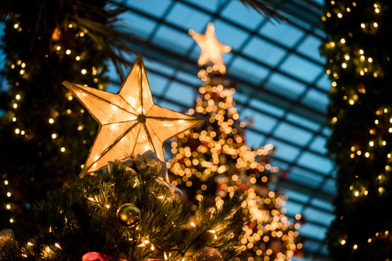 BBVA-OpenMind-Tosar-Luces de Navidad_1 La decoración navideña intenta recordar la noche en la que se conmemora el nacimiento de Jesús en Nazaret, pero las raíces de la fiesta son más astronómicas que religiosas. Crédito: Jonathan Chng