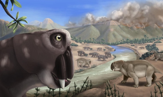 El nacimiento del Mesozoico está marcado por la mayor extinción en la historia del planeta: el 85% de las especies desaparecieron en apenas 100.000 años. Imagen: Gina Viglietti / Eurekalert