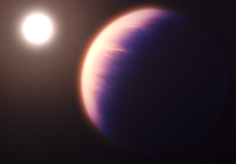 BBVA-OpenMind-Yanes-Universo James Webb_4 El JWST ha asombrado con nuevos datos que por primera vez demuestran la presencia de CO2 en la atmósfera de un exoplaneta. Crédito: JWST