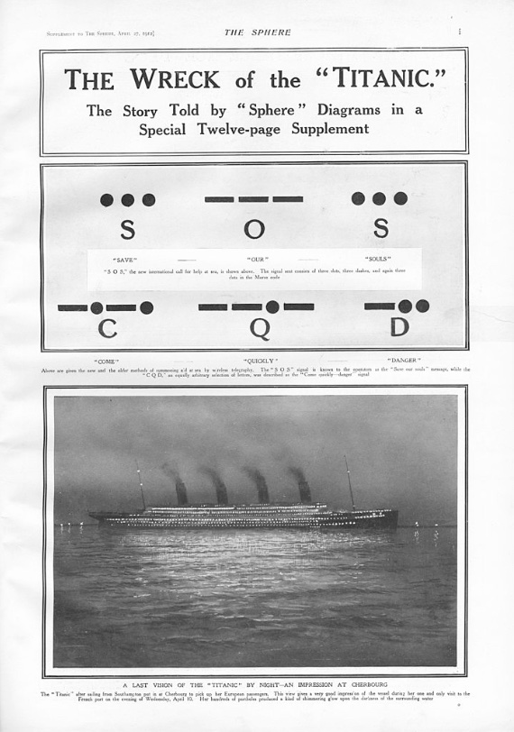 BBVA-OpenMind-Yanes-Marconi el heroe del Titanic_3 El salvamento de los 700 supervivientes del Titanic habÃ­a sido posible gracias a la seÃ±al CQD (Come Quick, Danger; Vengan RÃ¡pido, Peligro). CrÃ©dito: Universal Images Group/Getty Images
