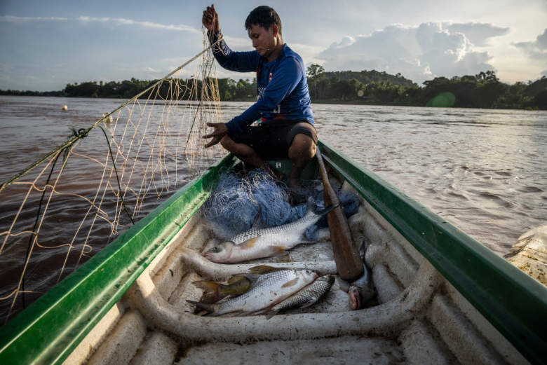 BBVA-OpenMind-Yanes-Rios venas que alimentan el mundo se secan_2 Los ríos sostienen la tercera parte de la producción de alimentos, mediante el regadío, los sedimentos nutritivos que transportan, así como a través de la pesca y la piscicultura. Crédito: Sirachai Arunrugstichai/Getty Images